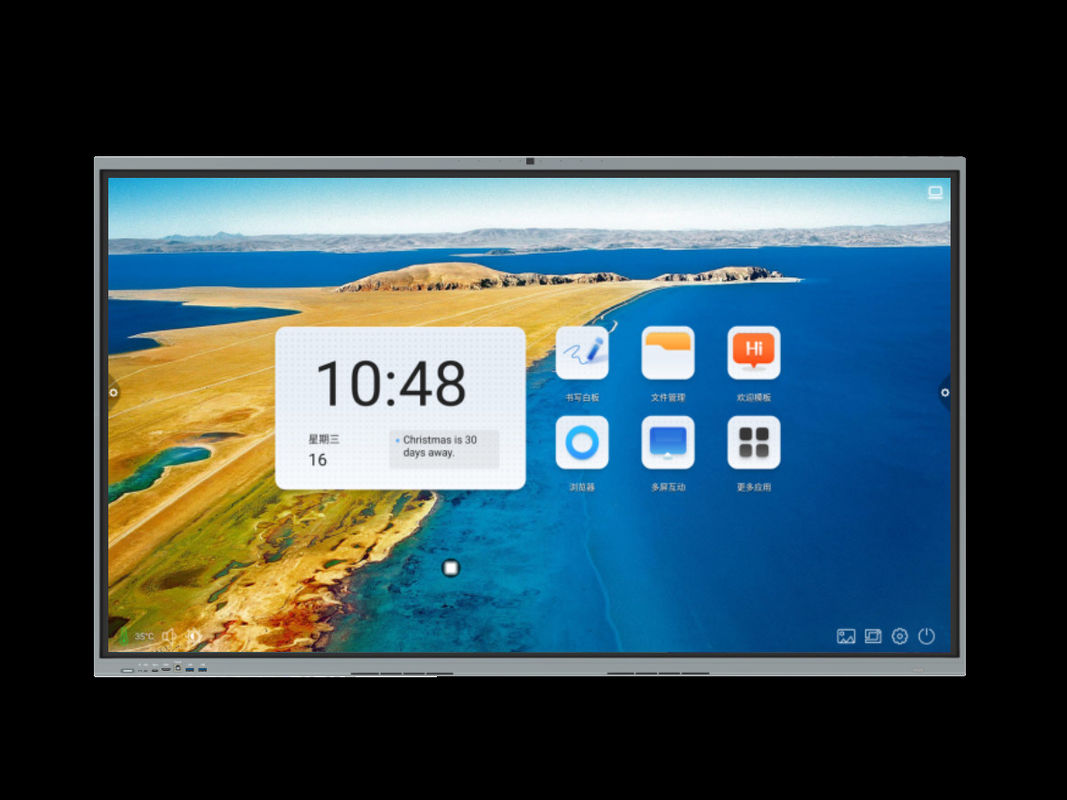 65 дюймовый 4K цифровой интерактивный сенсорный экран Доска 20 Мп ...