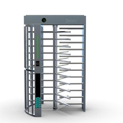 Zento Optical Full Height Turnstile с двунаправленным контролем доступа в SUS304/316 для скорости 30-45P/Min