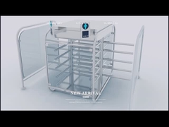 Расмки металлоискателя турникета ворот высоты интерфейса RS485 половинные 550mm