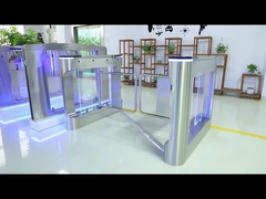 Фабрика пользовательская система распознавания лиц SUS304 Swing Turnstile Security Access Control