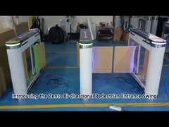 Люди управления доступом 30-40 двухнаправленного турникета барьера качания прохода биометрические/минута