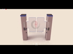 Турникет-барьер маятниковый из нержавеющей стали с RS485/TCP/IP